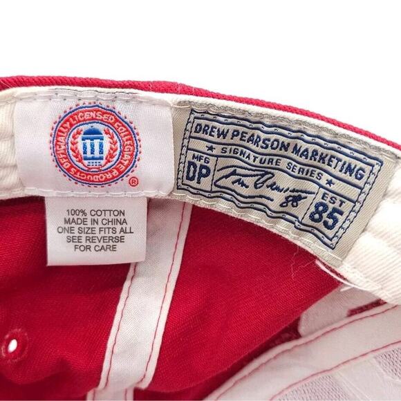 Oklahoma Sooners Strapback Hat Adjustable Cap Drew Pearson ESPN College Gameday - Picture 6 of 7